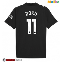 Moške Nogometnih dresov Manchester City Jeremy Doku #11 Gostujoči 2025-26 Kratki rokavi